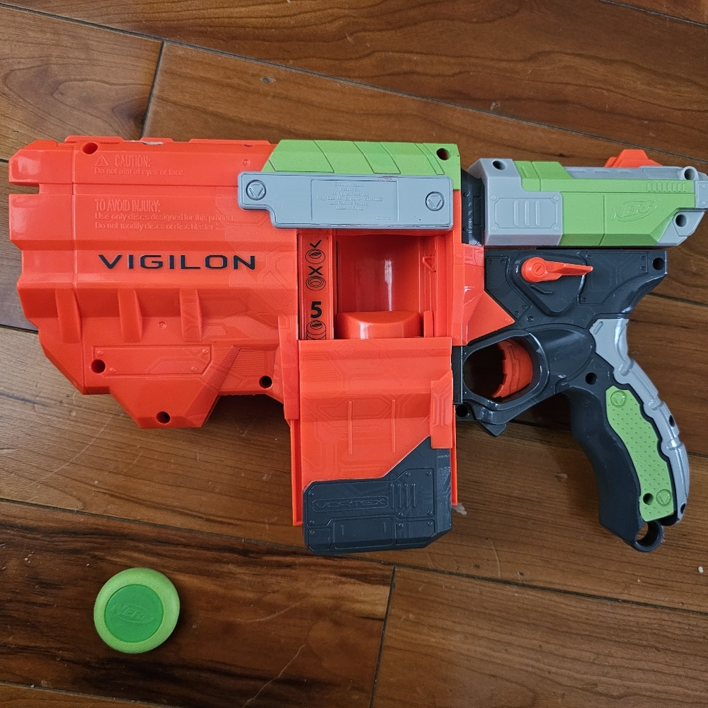NERF Vigilon slide blaster
